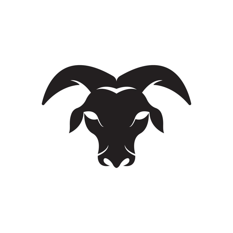 Stier Kopf Logo Vektor Symbol Illustration Design