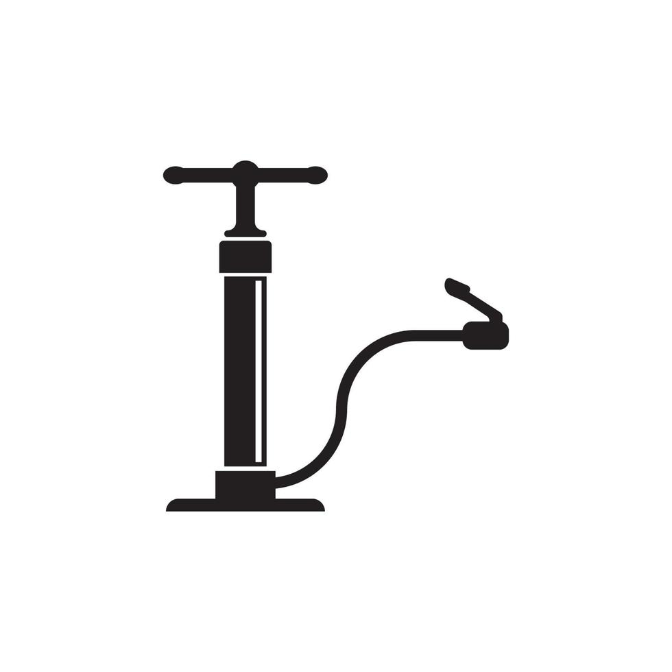 luft pump och kompressor ikon, logotyp vektor illustration design mall.