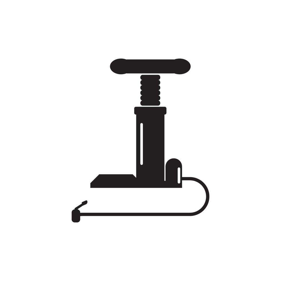 Luft Pumpe und Kompressor Symbol, Logo Vektor Illustration Design Vorlage.