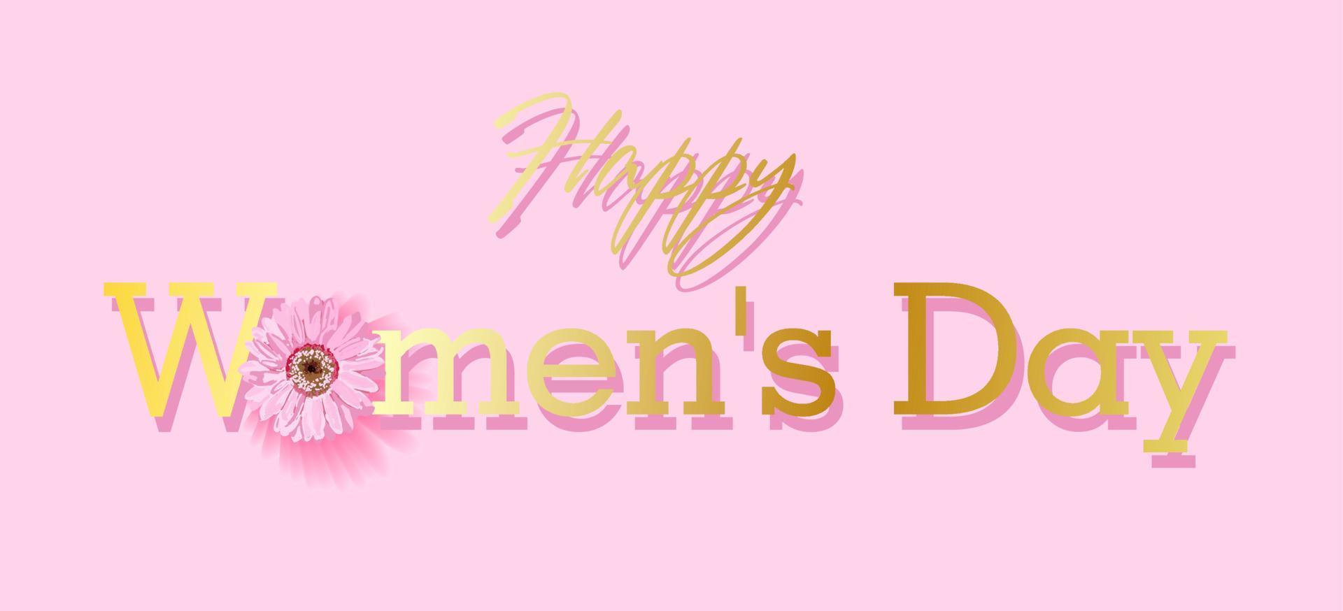 Mars 8 rosa blommig hälsning kort. internationell Lycklig kvinnors dag. bakgrund med blommor. körsbär blommar romantisk design. trendig design mall. vektor illustration