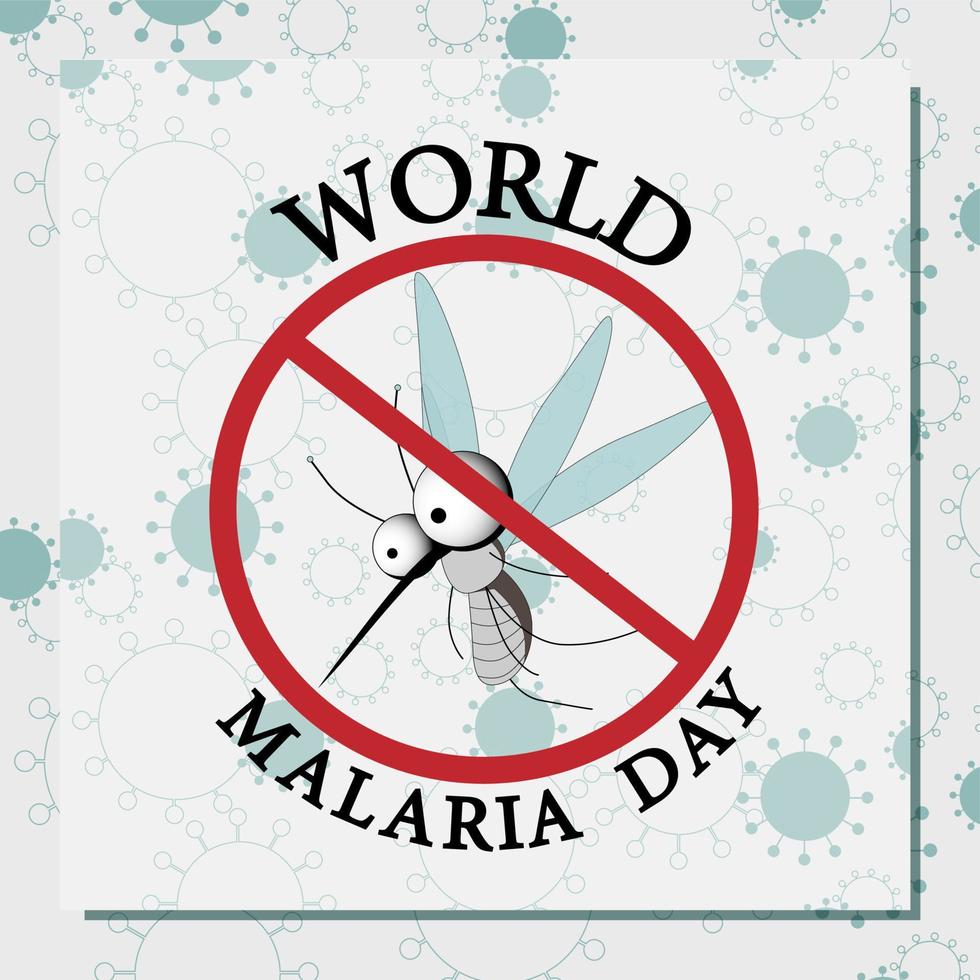 Welt Malaria Tag Vektor, Illustration von Malaria, und das Welt zum Design Welt Malaria tag.vektor Banner und Poster Design. vektor