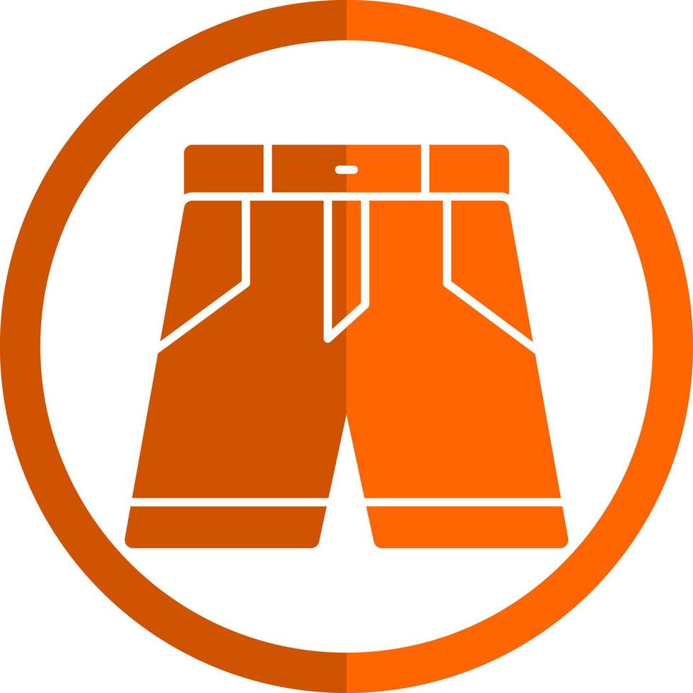 denim shorts vektor ikon design