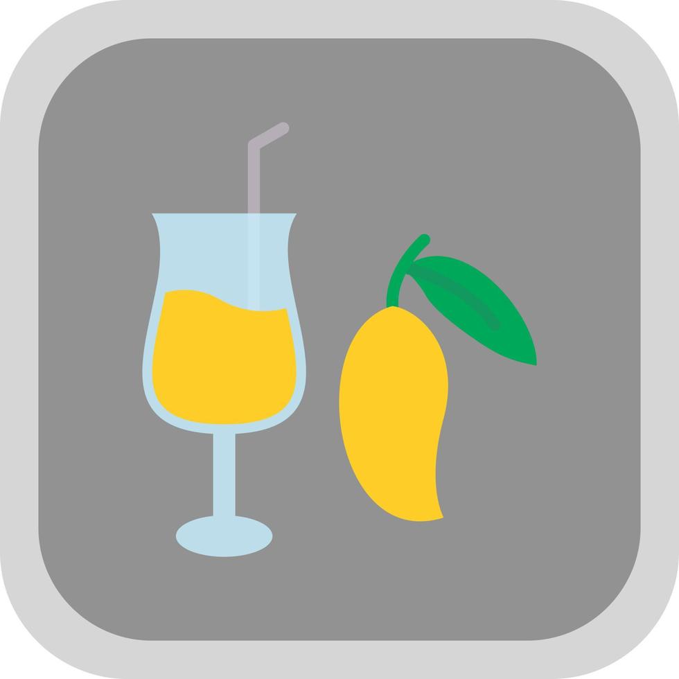 Mangosaft-Vektor-Icon-Design vektor