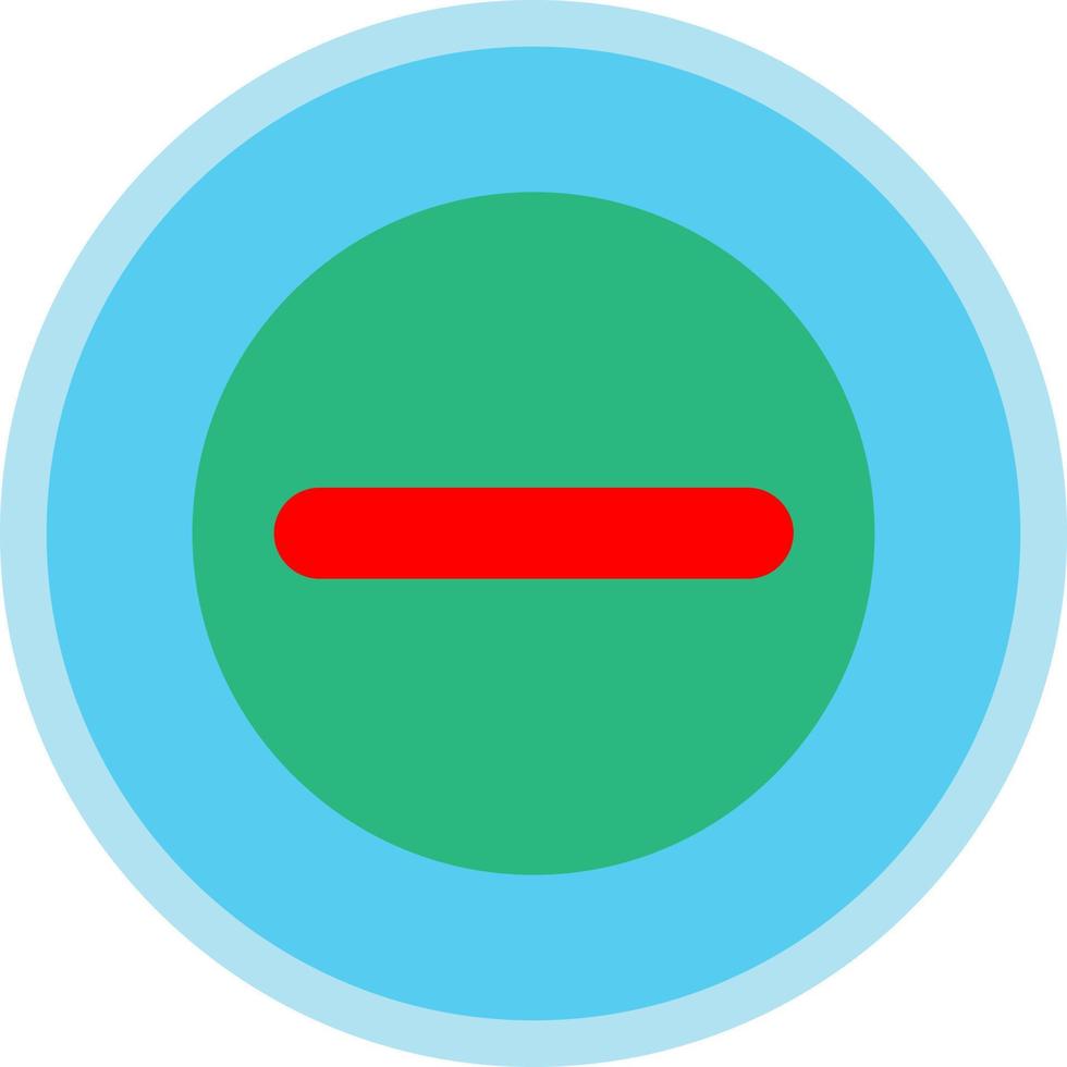 minus- cirkel vektor ikon design