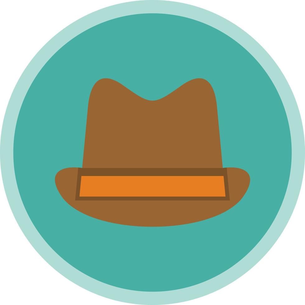 Hut Cowboy-Vektor-Icon-Design vektor