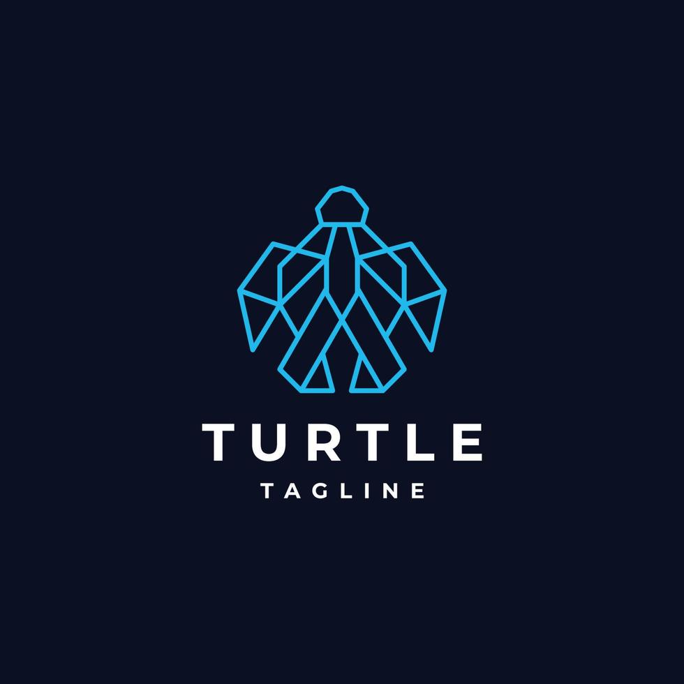 Schildkröte-Logo-Design-Icon-Vorlage vektor