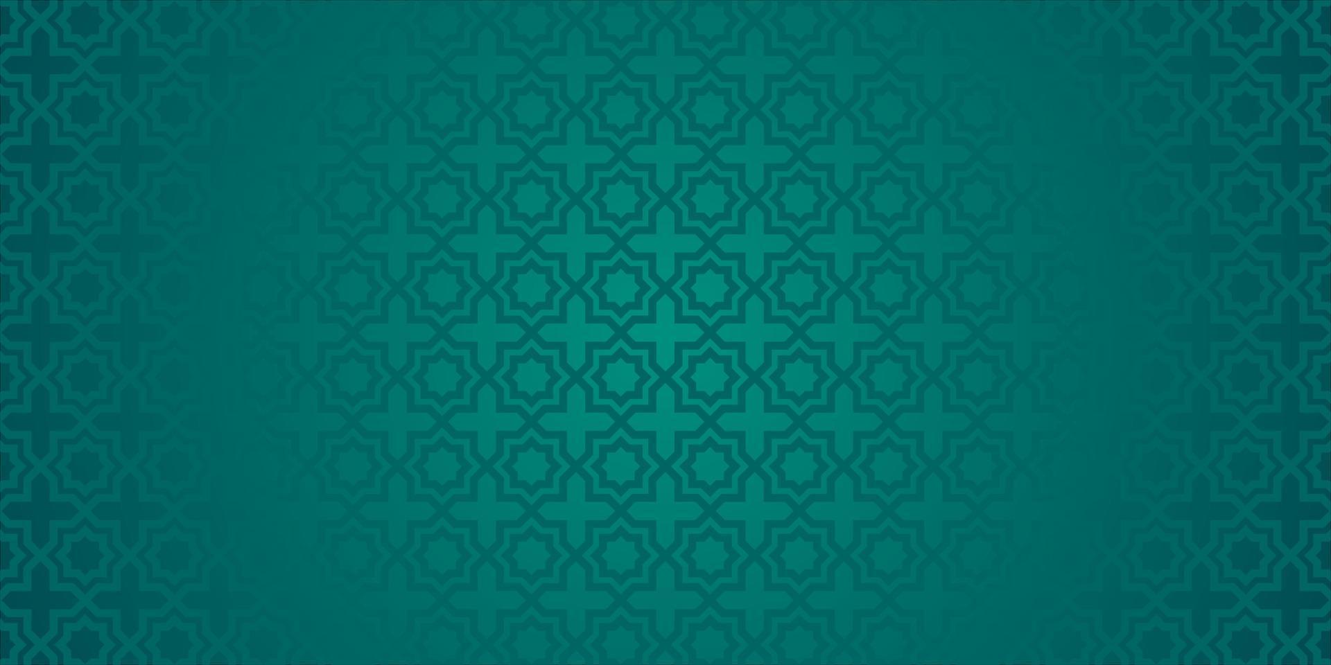arabicum motiv grön bakgrund vektor