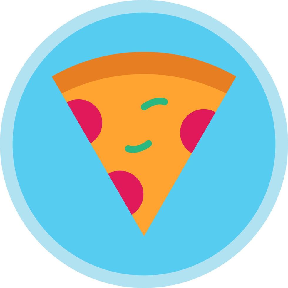 Pizzascheibe Vektor Icon Design