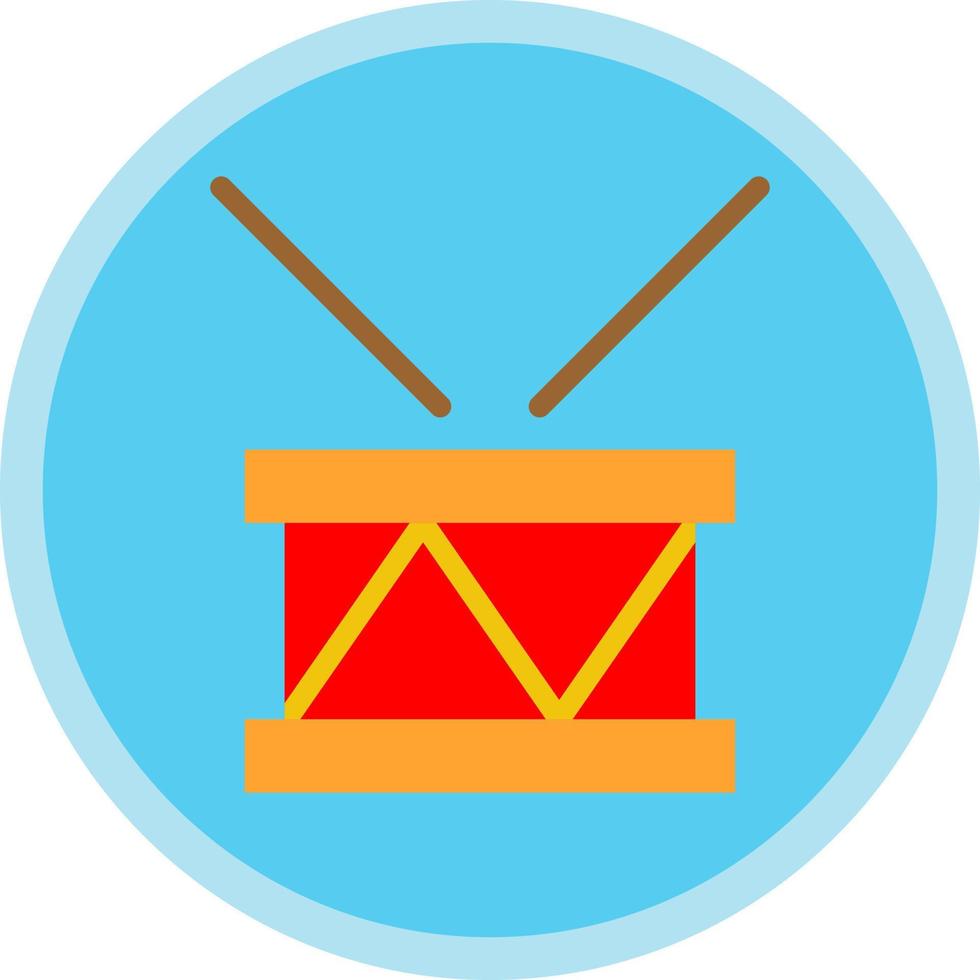 Drum-Vektor-Icon-Design vektor