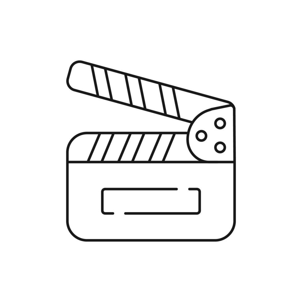 Film Schiefer, Klappe, Filmemacher, Film Schiefer Klappe Symbol vektor