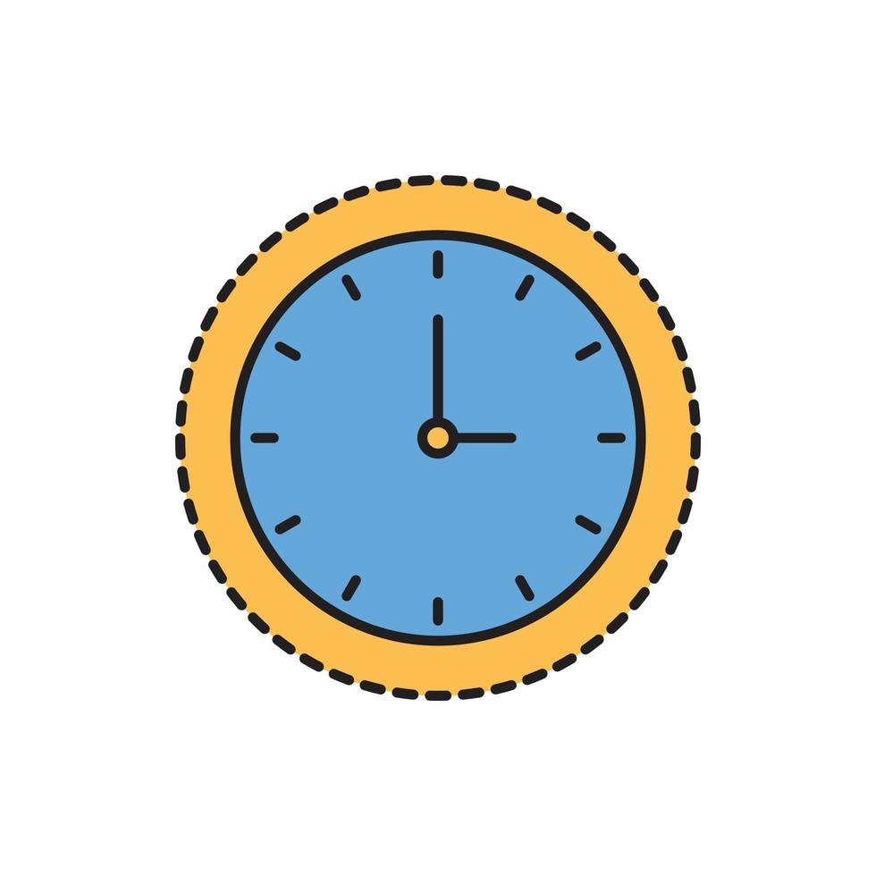 Uhr, Büro Uhr Symbol vektor