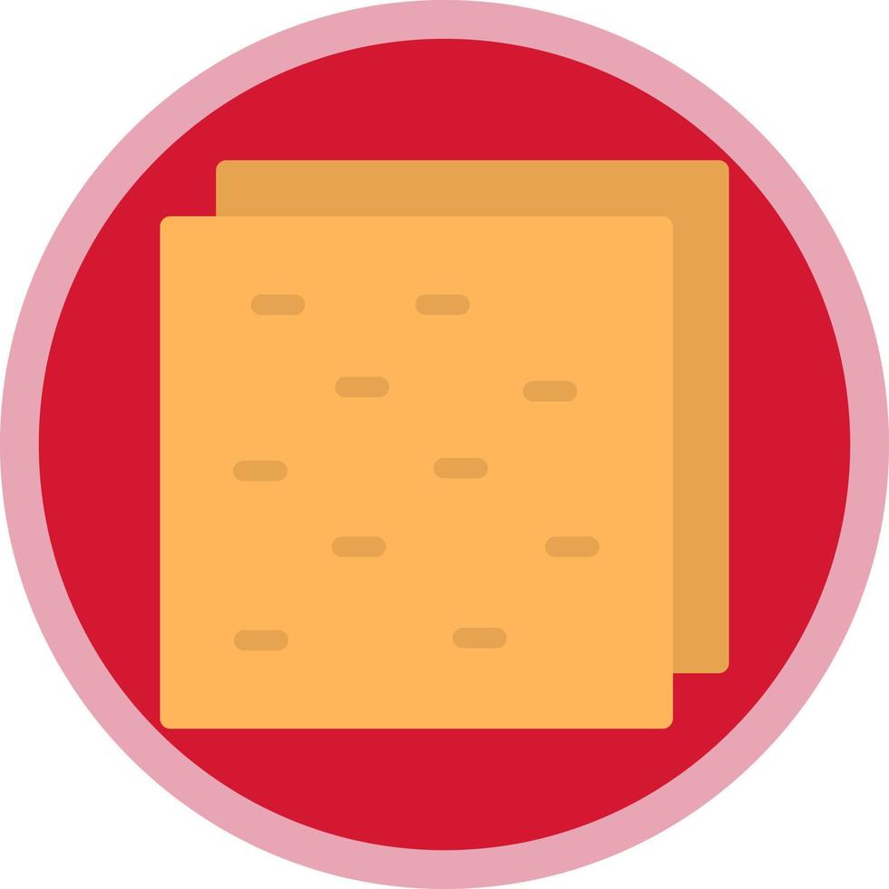 Brotscheiben-Vektor-Icon-Design vektor