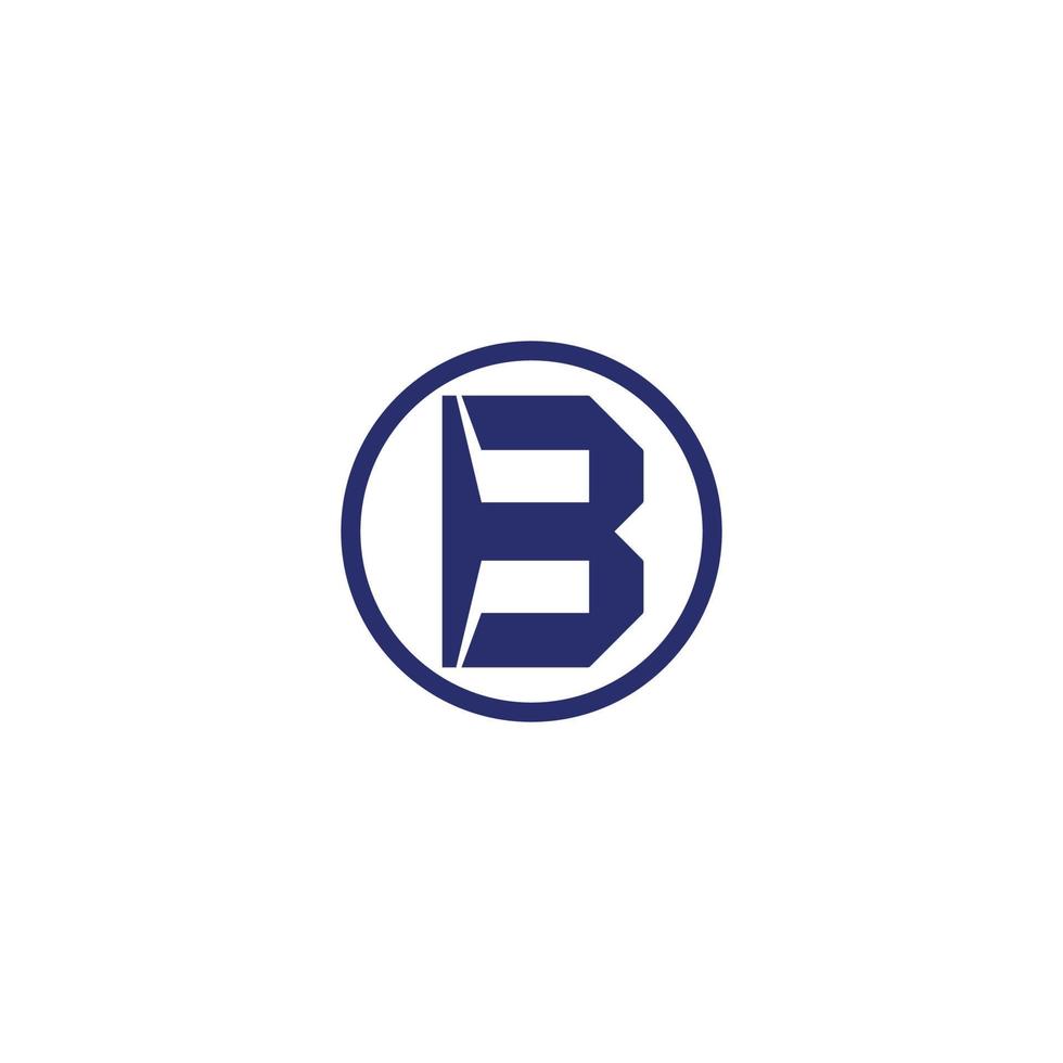 3b Logo 3b Symbol Oval Ecken einfach 3b Logo vektor