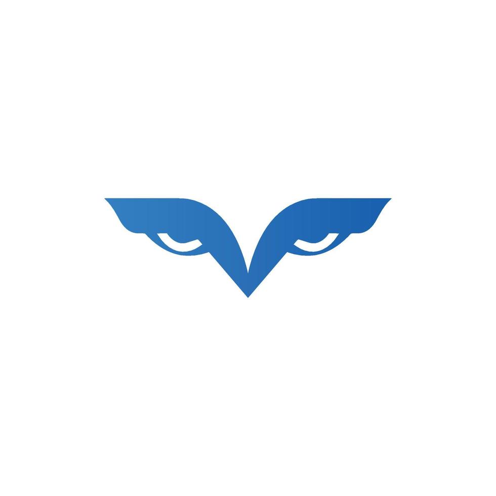 Falke Augen Logo Vogel Logo Falke Augen Symbol vektor