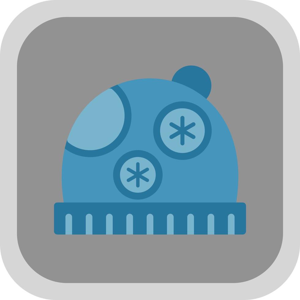 Beanie-Vektor-Icon-Design vektor