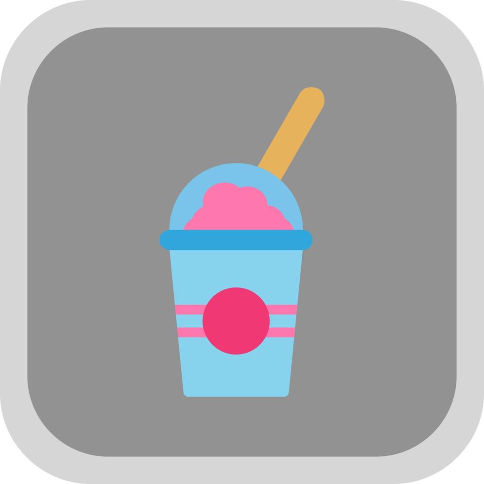 Milchshake-Vektor-Icon-Design vektor