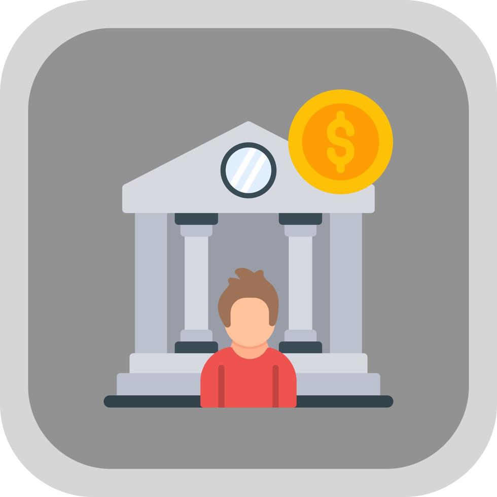 persönliches Banking-Vektor-Icon-Design vektor