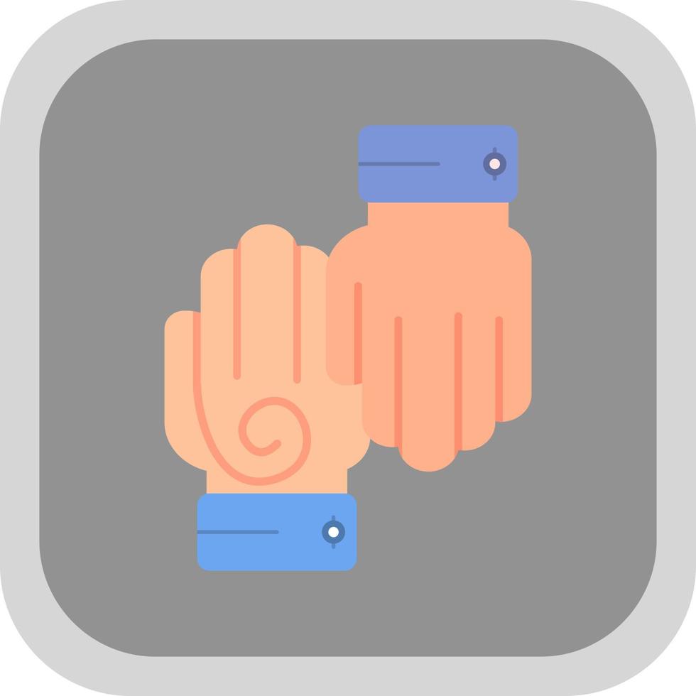 Handmassage-Vektor-Icon-Design vektor