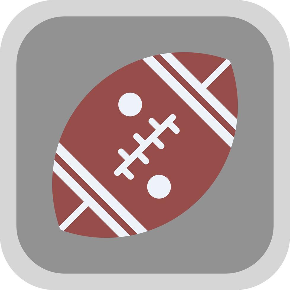 Rugby-Vektor-Icon-Design vektor