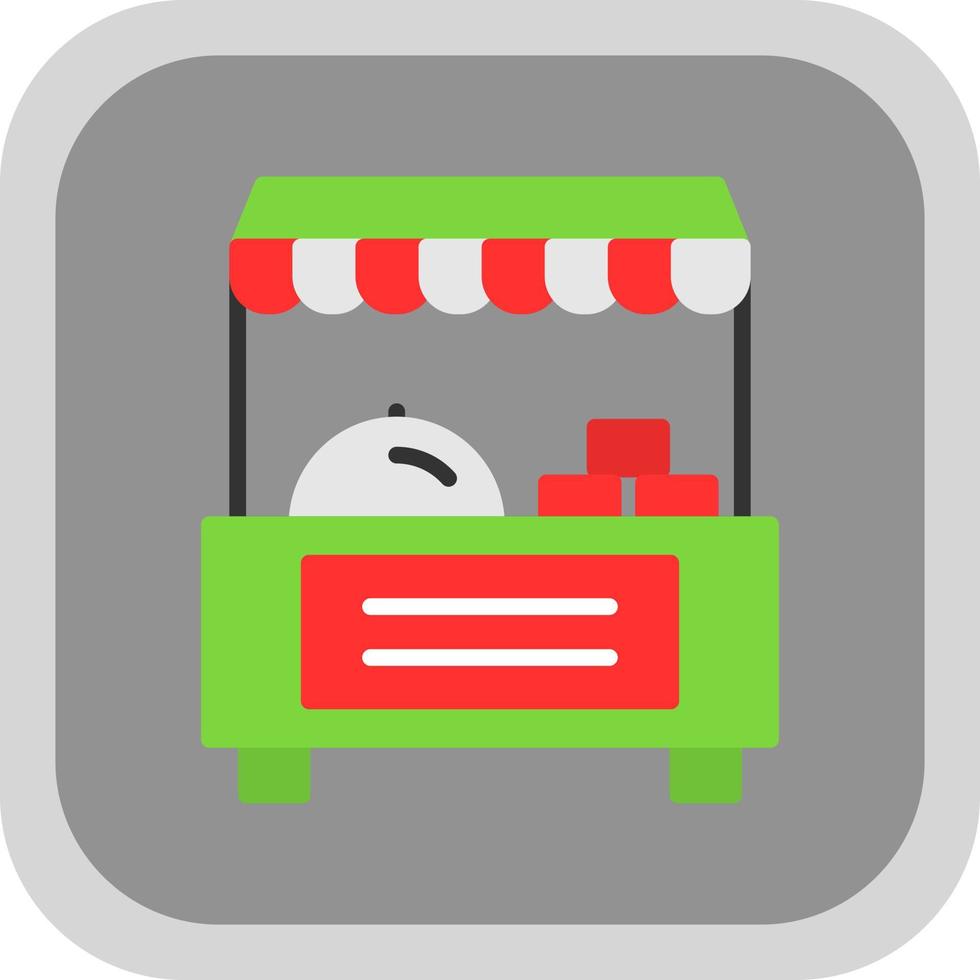 Food-Stand-Vektor-Icon-Design vektor