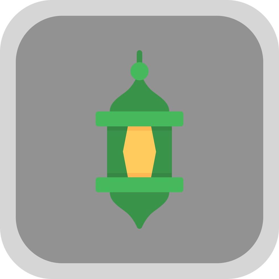 Arabisches Laternen-Vektor-Icon-Design vektor