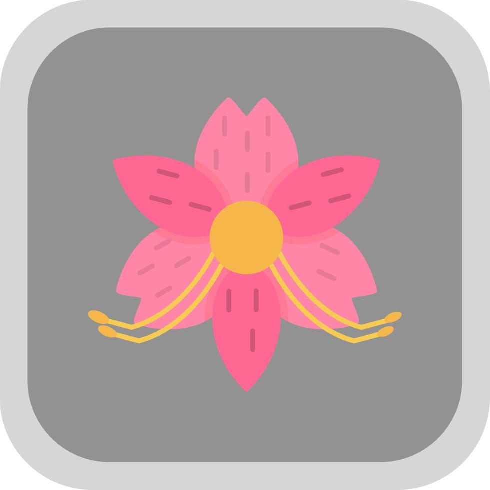 Alstroemeria-Vektor-Icon-Design vektor