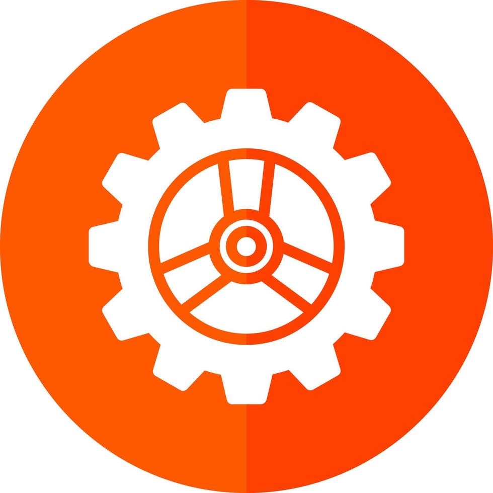 Cog-Vektor-Icon-Design vektor