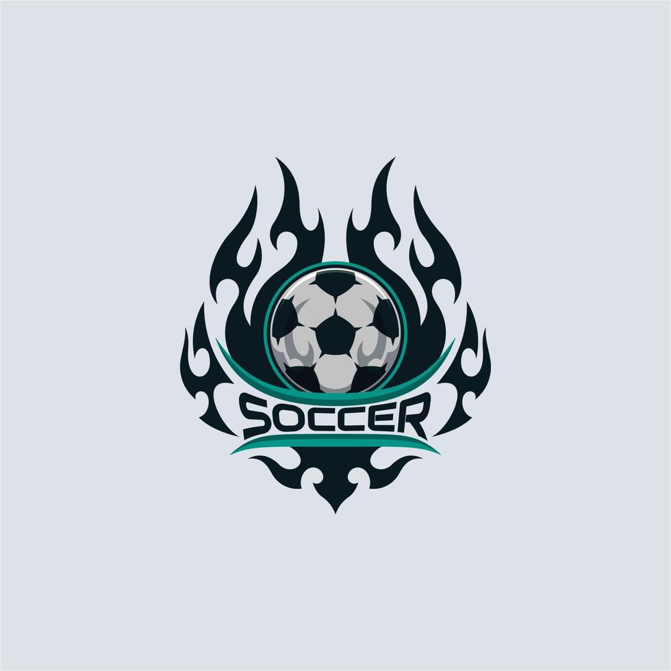 Fußball Sport Emblem Logo vektor