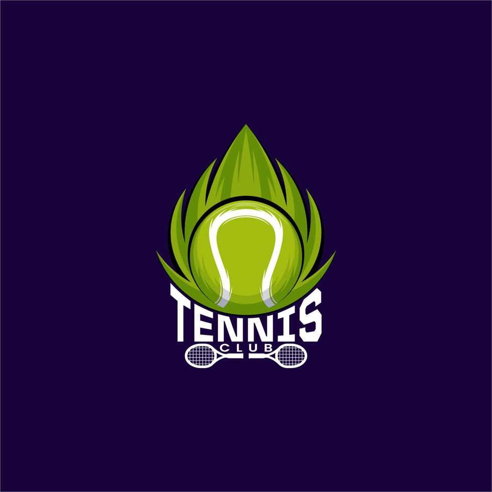 tennis sport emblem logotyp vektor