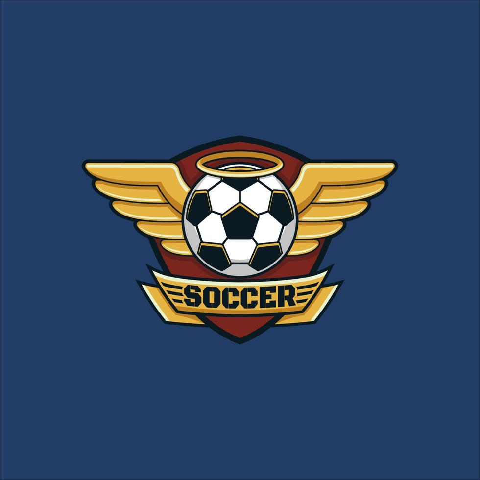 Fußball Sport Emblem Logo vektor