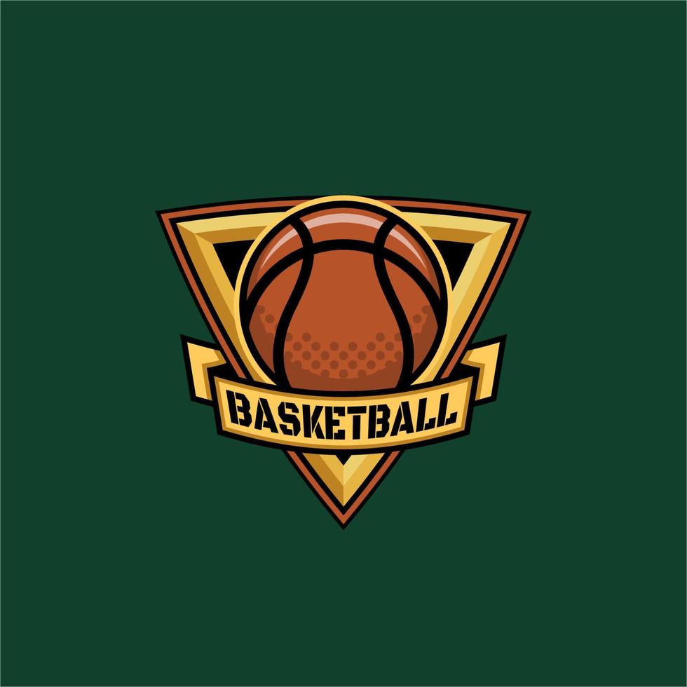 basketboll sport emblem logotyp vektor