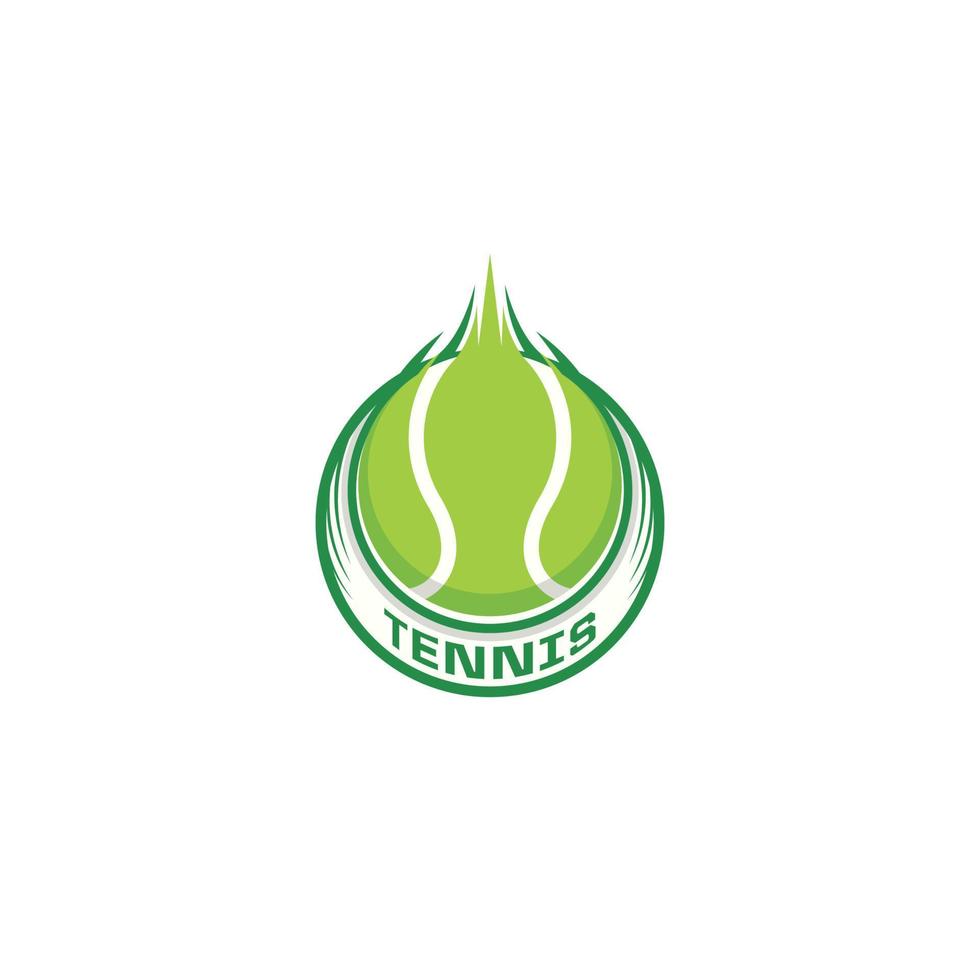 Tennis Sport Emblem Logo vektor