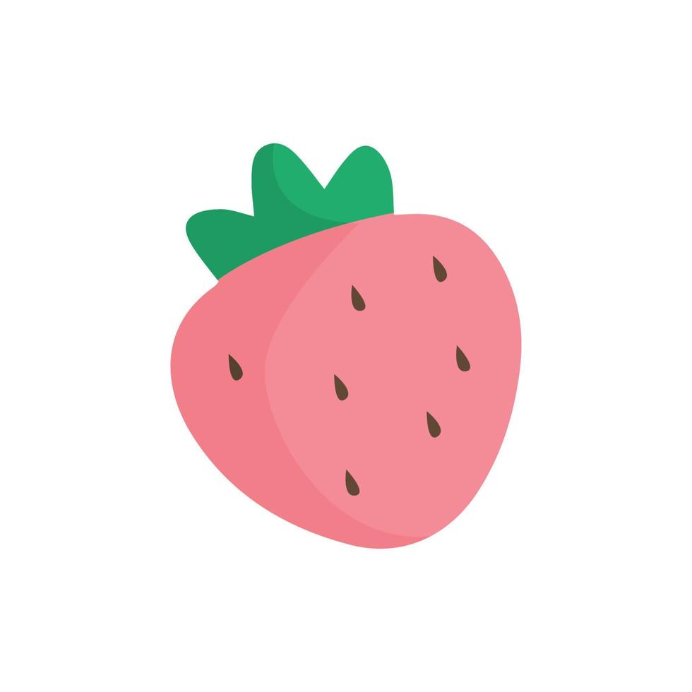 Erdbeer-Cartoon-Illustration vektor