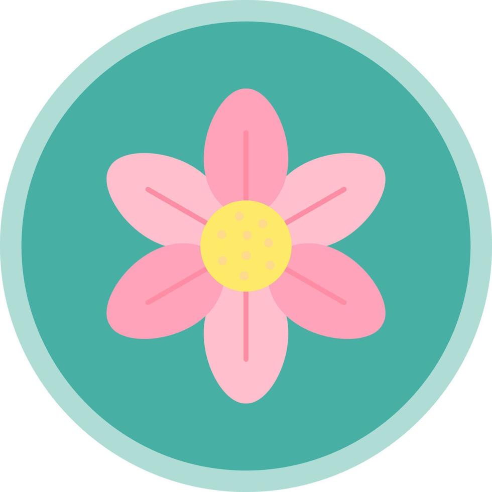 körsbär blomma vektor ikon design