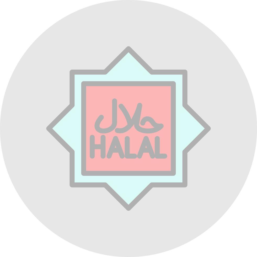 Halal-Vektor-Icon-Design vektor