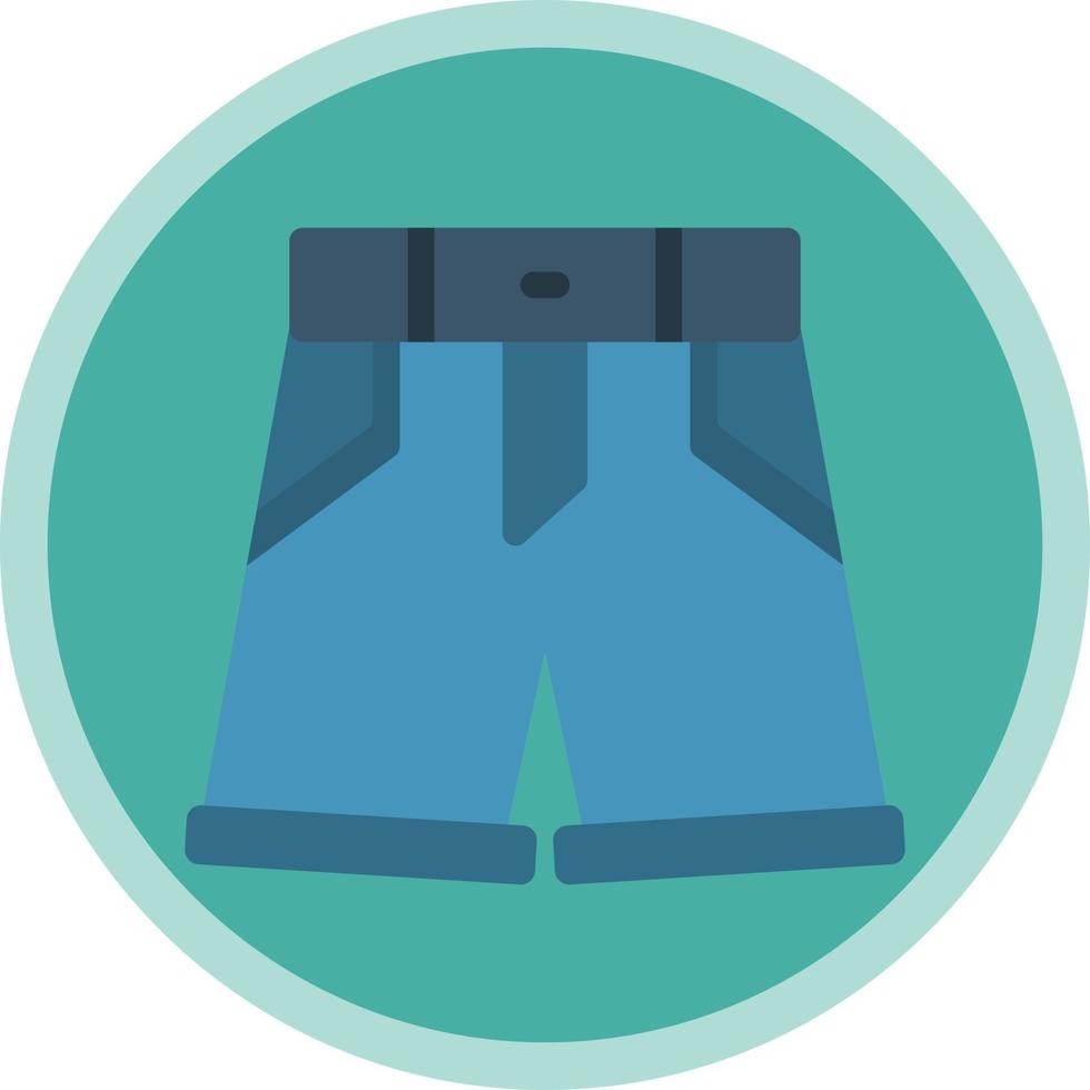 Denim-Shorts-Vektor-Icon-Design vektor