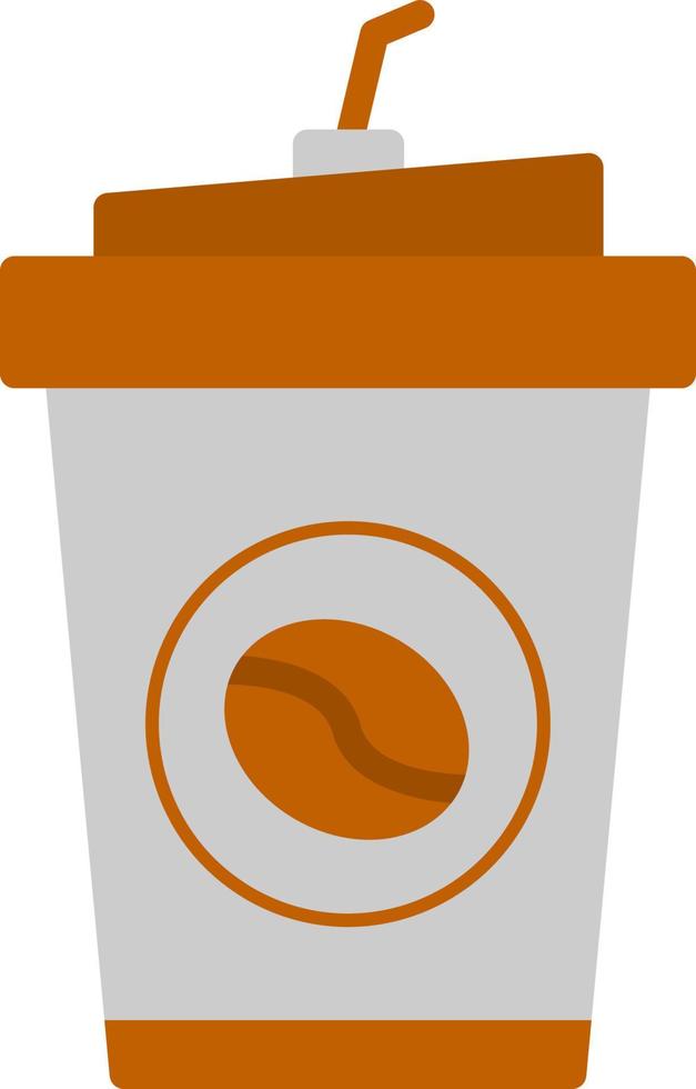 Kaffee zum Mitnehmen Vektor-Icon-Design vektor