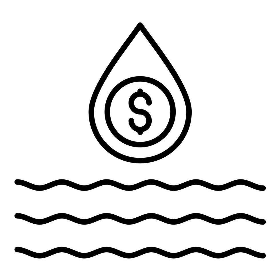 Geld Liquidität Vektor Symbol