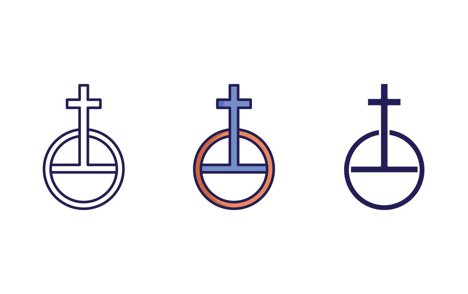 Alchimie Symbol Symbol vektor