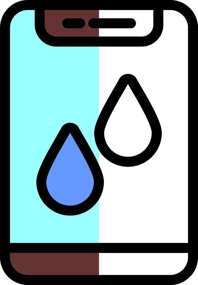 Wasser-Vektor-Icon-Design vektor