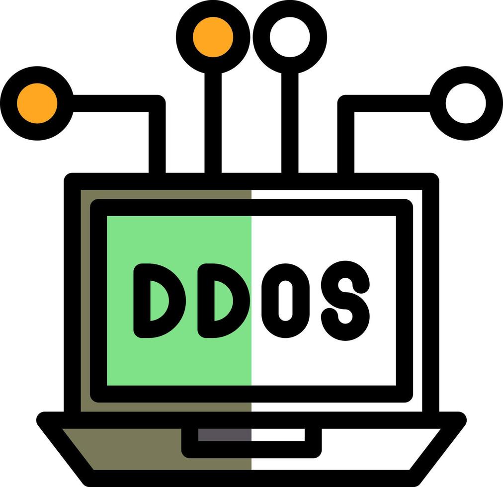 Ddos-Vektor-Icon-Design vektor