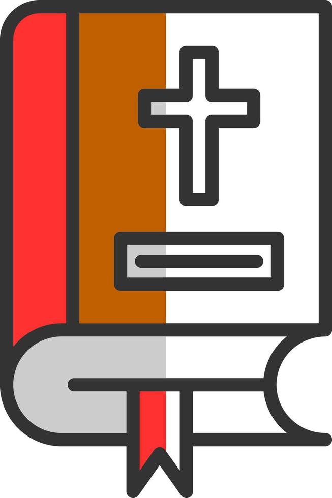 Bibel-Vektor-Icon-Design vektor