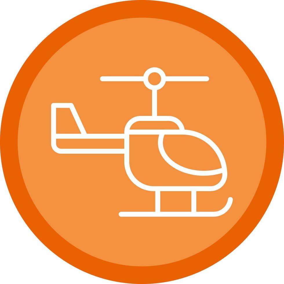 Hubschrauber-Vektor-Icon-Design vektor