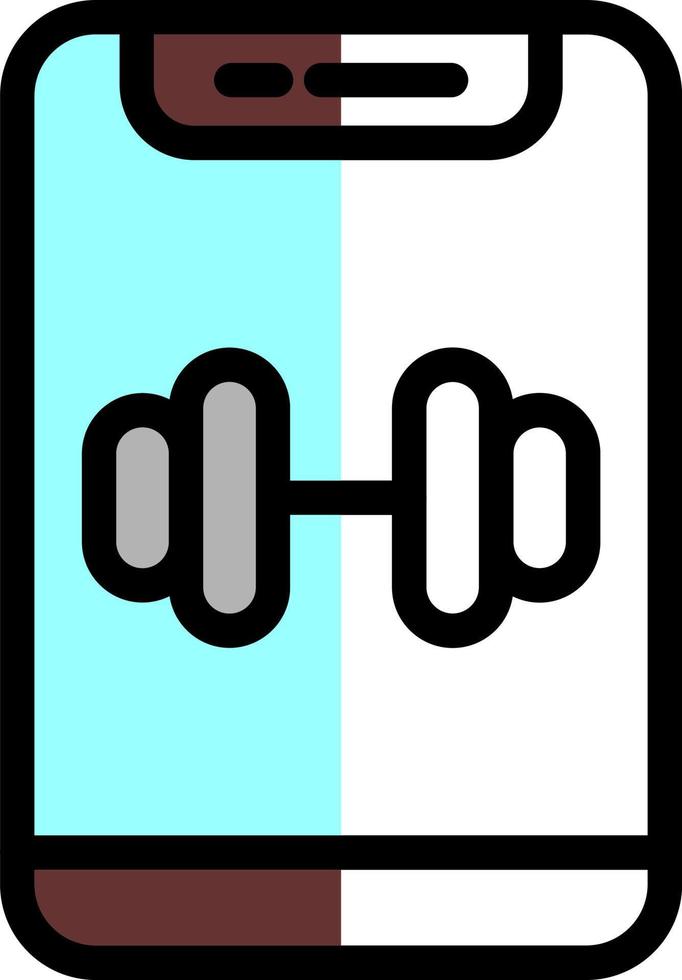 Gewichtheben Vektor-Icon-Design vektor