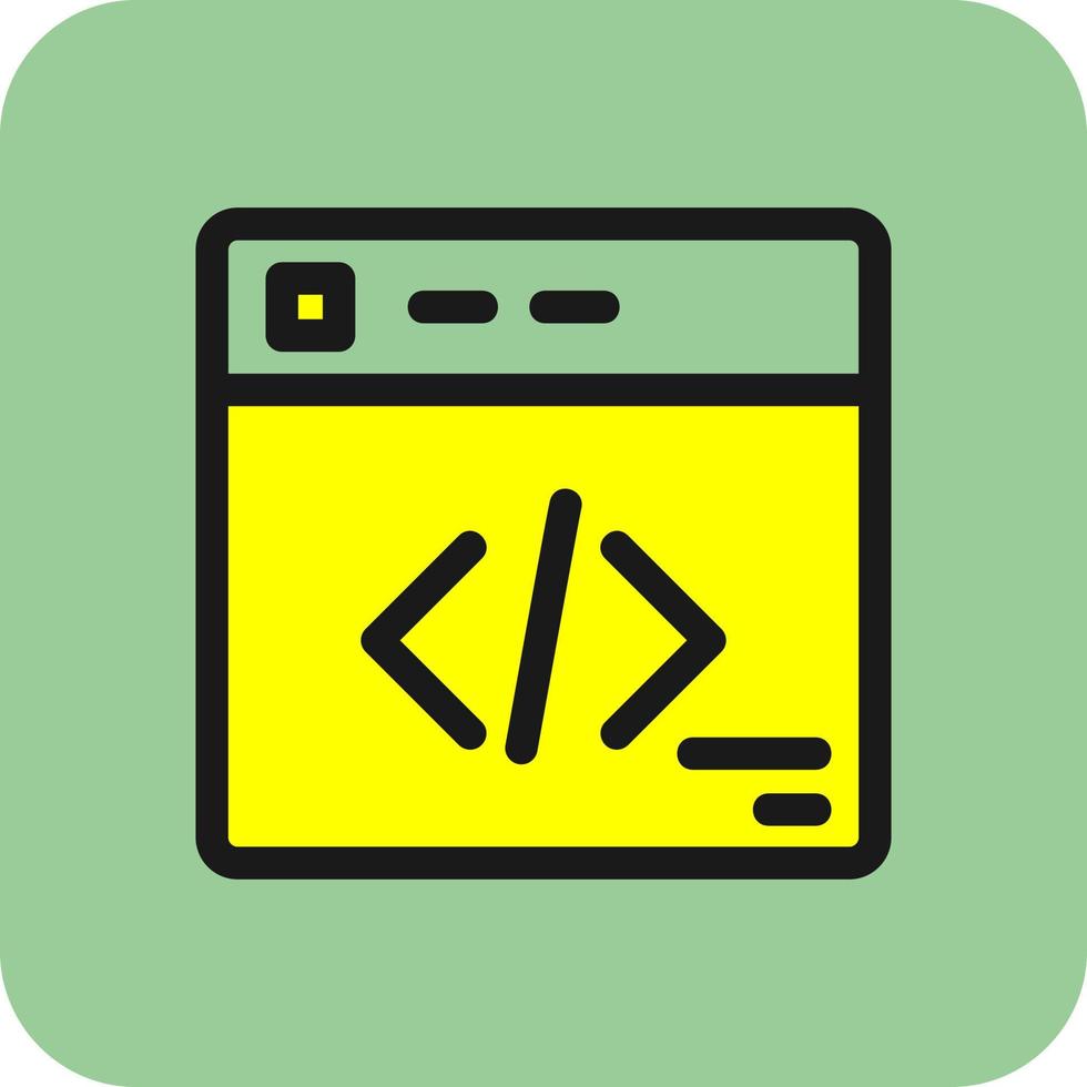 webb programmering vektor ikon design