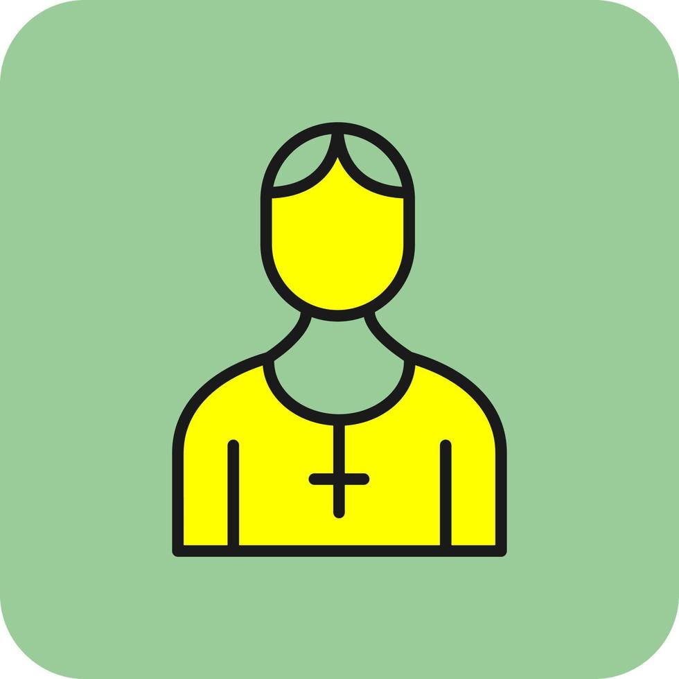 Pastor-Vektor-Icon-Design vektor