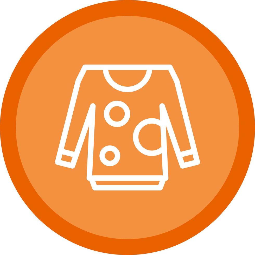 Pullover-Vektor-Icon-Design vektor