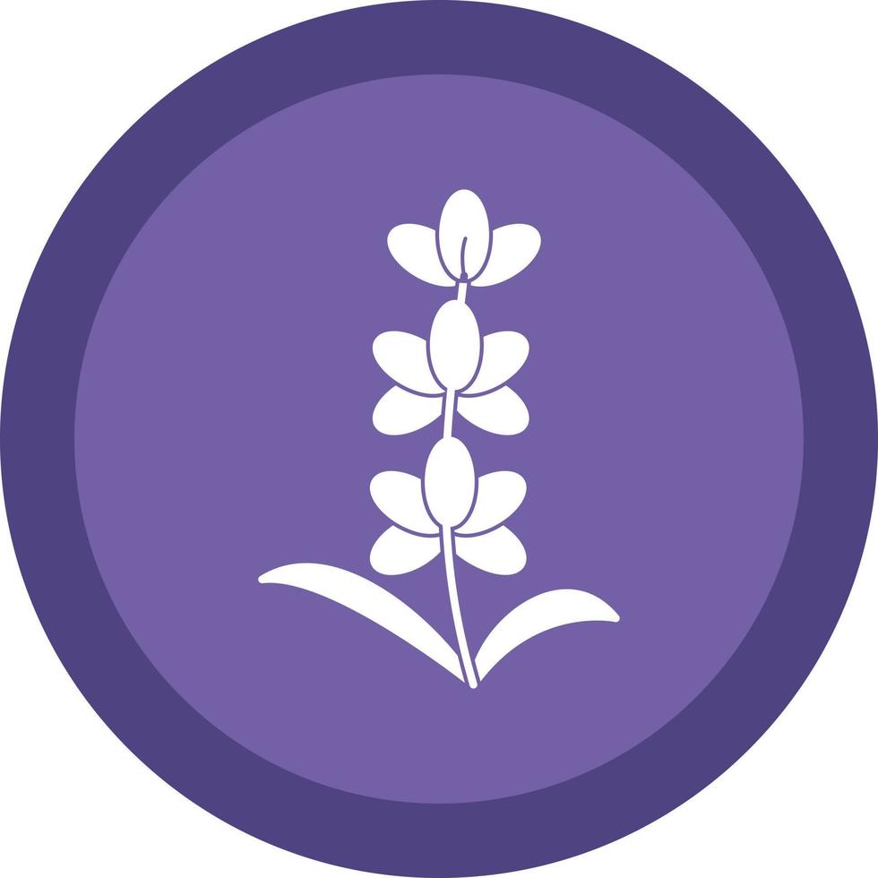 Lavendel-Vektor-Icon-Design vektor