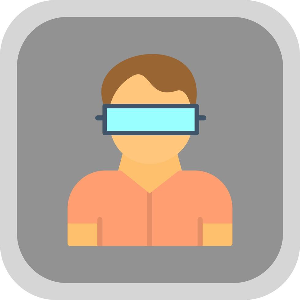 Virtual-Reality-Vektor-Icon-Design vektor