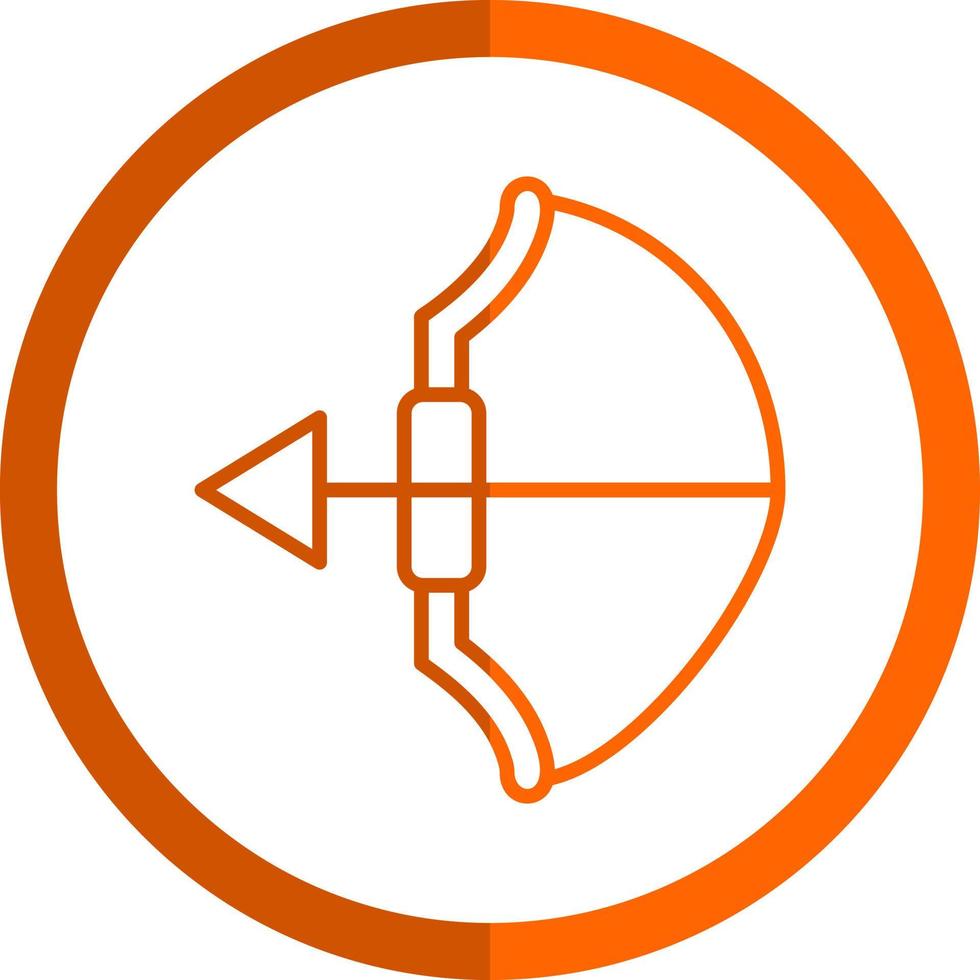 Bogenschützen-Vektor-Icon-Design vektor